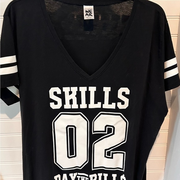 Zumba “Skills Pay Bills” V neck T shirt - Picture 1 of 3
